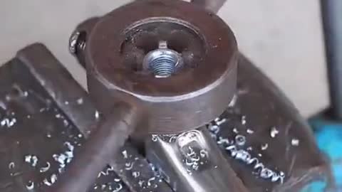 Making sandblasting gun tool with powerful spark plug