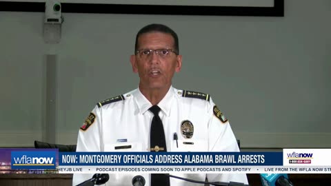 Montgomery Alabama Police Full Press Conference on Riverfront Boat Dock Brawl