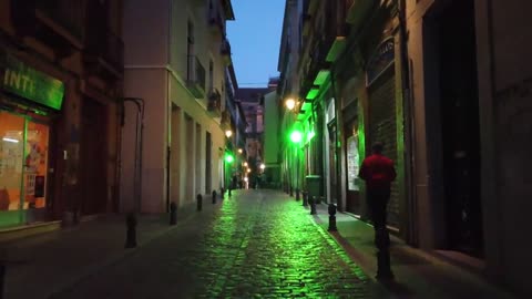 Walking in GRANADA / Spain 🇪🇸 - Evening Tour in the City Centre - 4K 60fps (UHD)