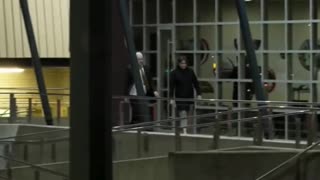 Julian Assange arriving in Australia and being welcomed by his family