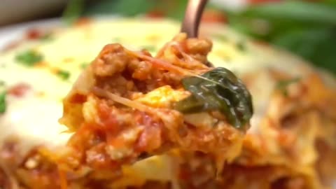 A Tasty Homemade lasagna Recipe