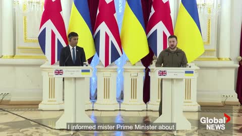 British PM Sunak makes surprise visit to Kyiv, announces new funding for Ukraine