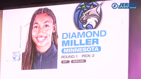 Diamond Miller Selected #2 Overall in 2023 WNBA Draft by Minnesota Lynx | JSZ Coverage from NYC!
