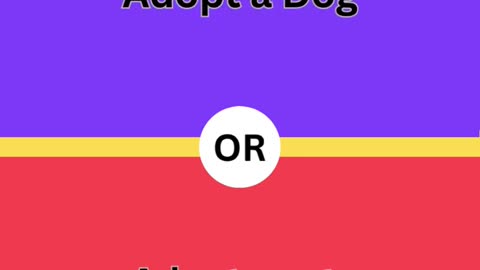 _Would you rather ADOPT A DOG or ADOPT A CAT #shorts #wouldyourather