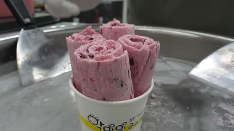 Ice cream Roll - Korean Street food