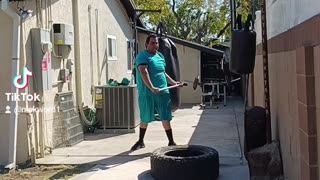 Hammer & Tire Workout Part 3. 30 swings!