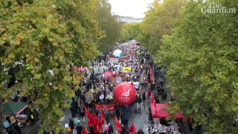 Tax the rich’ thousands march in London anti-austerity rally