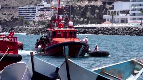 Dozens of migrants rescued off Spain's Canary Islands