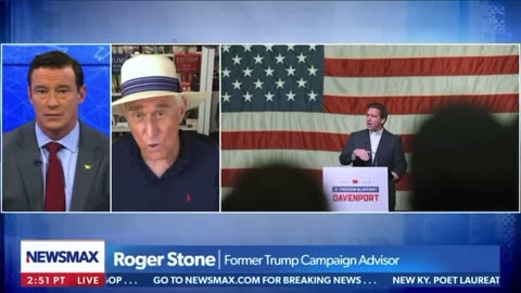 Roger Stone on Newsmax: “This is not Ron DeSantis’ Time”