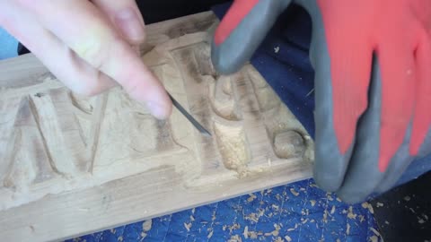Hand Carveing some Wood