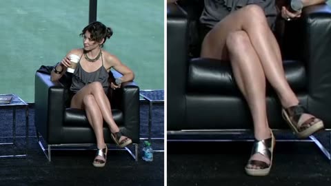 Evangeline Lilly's VIP Leg Show 1