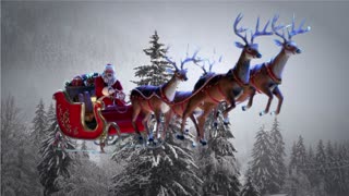🎄"Jingle Bell Ride: Festive Christmas Music as Santa's Sleigh Takes Flight"