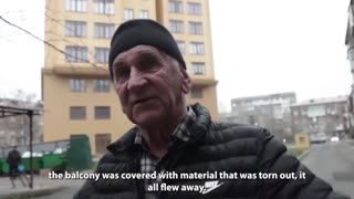 A pensioner from Donetsk tells how the Ukrainian military fired at a high-rise building