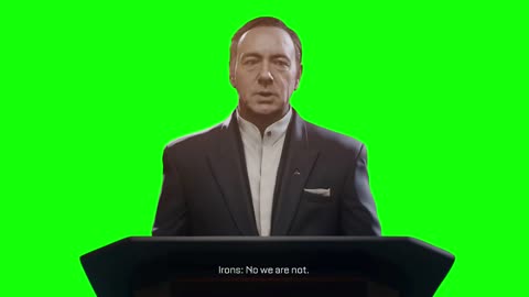 Kevin Spacey “Are We Developing Such a Weapon_” Green Screen