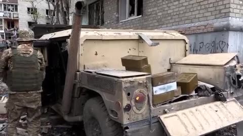 Captured "Humvee" now performs the tasks of PMC "Wagner"