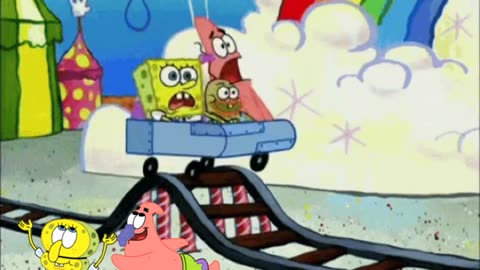 SpongeBob And Patrick Are Pretending To Be Imposters While SpongeBob And Patrick Go On A Scary Ride