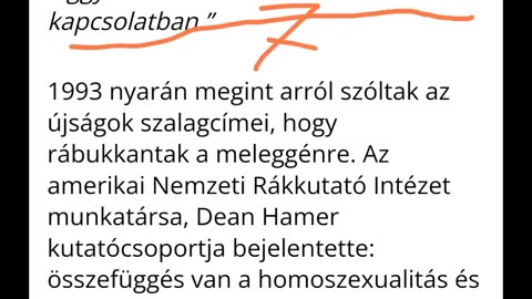 Nincs olyan dns amely hordozza a homoszexualitást!