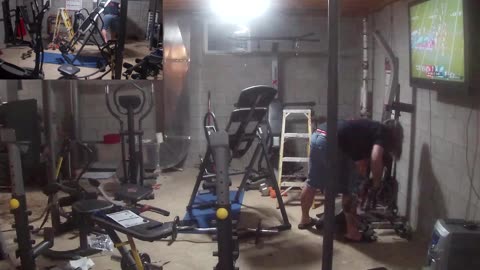 Cleaning Up Abandoned Home Gym Time-laps