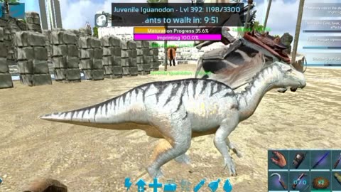 Ark survival evolved!! Fast grow up Dino baby🔥