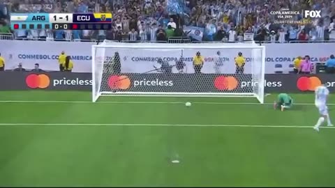 Argentina Vs Ecuador penalty shootout