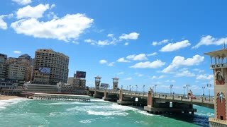 Beach Downtown Alexandria, Egypt