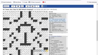 NY Times Crossword 6 Aug 23, Sunday