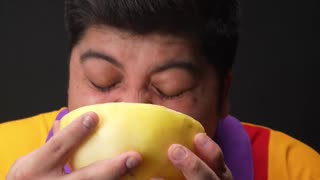 Eating Challenge | ASMR || eating peach, grapes, apple, cantalopue | | Eddy ASMR