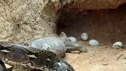 Snake Vs Monitor Lizard