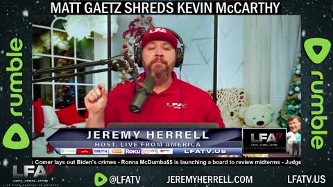 LFA TV SHORT: MATT GAETZ KEEPS EXPOSING MCCARTHY!!