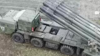 Here is the footage of the Smerch multiple launch rocket systems crews' combat work