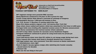 Thursday, September 7, 2023 News Blast. #Enoch #NewsBlastReading #NBR