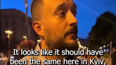 Ukrainian man wonders why Kyiv lives a peaceful and rich life and none cares about the war