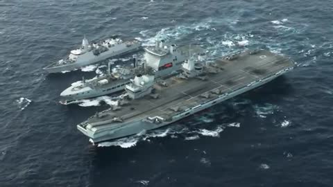 UK-Led International Carrier Strike Group in the South China Sea #Softefy