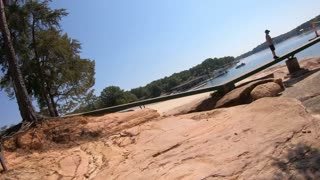 Duncan bridge cruise on Smith lake