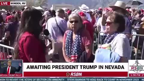 Trump Rally in Nevada: Californians Love President Trump