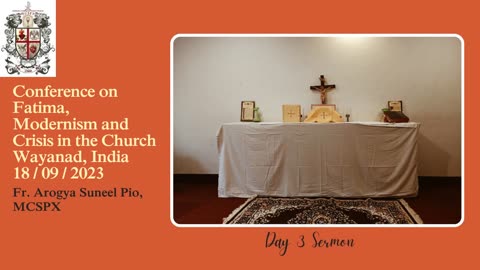Sermon 3, Fr. Suneel Pio, MCSPX- 18/09/2023, Wayanad Conference