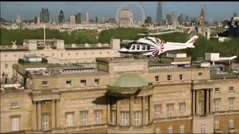 Her Majesty with "James Bond" Monarch