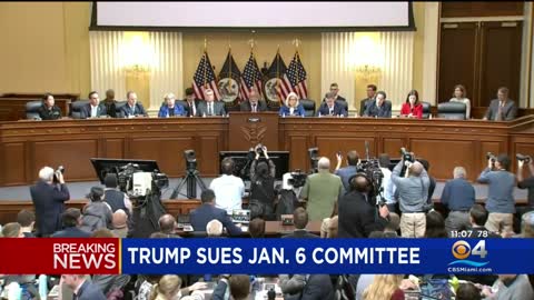 Ex-President Donald Trump sues Jan. 6 Committee