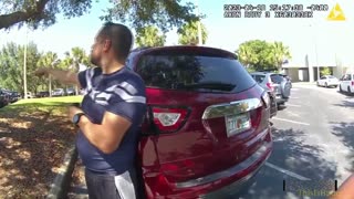 Bodycam video shows police confront road-rage suspect at Forest City Elementary School