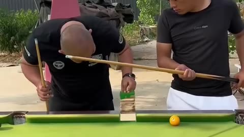 Funny video billiards must watch
