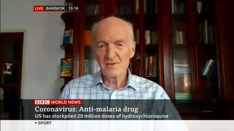 BBC World News interviews Nick White on chloroquine and hydroxychloroquine for COVID-19