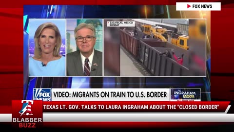 Texas Lt. Gov. Talks To Laura Ingraham About The "Closed Border"