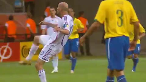 FIFA World Cup Highlights | 🇫🇷 Zinedine Zidane vs Brazil at the 2006 World Cup