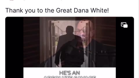 Thank You Dana White!