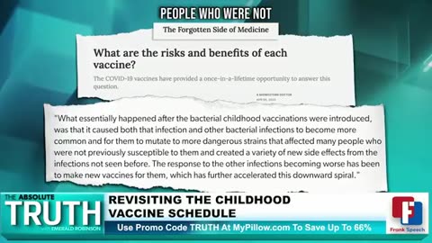 Explosive Report Drops a Bomb on the Entire Childhood Vaccine Schedule