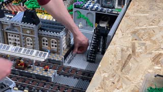 Lego City Update - Train Station connected to the City