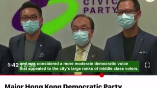 Major Hong Kong Democratic Party Disbands Under Chinese Pressure