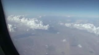 UFO Caught On Footage From Airplane Window