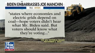 Manchin angered by 'disgusting' Biden comment