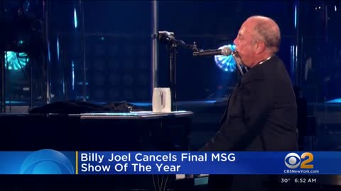 Billy Joel reschedules MSG show